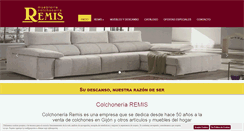 Desktop Screenshot of colchoneriaremis.es