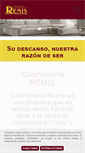 Mobile Screenshot of colchoneriaremis.es