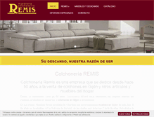 Tablet Screenshot of colchoneriaremis.es